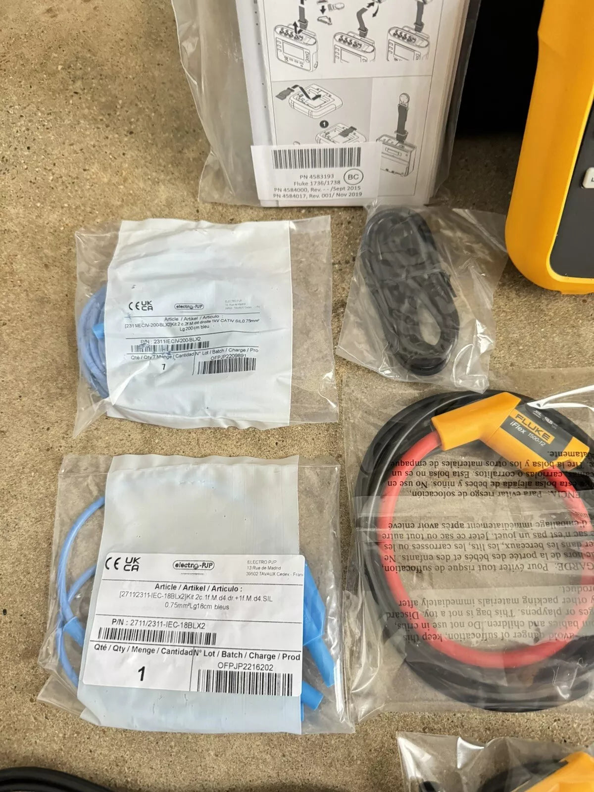 Fluke 1738/EUS/WWG Power Logger Kit 3 Phase with Bag