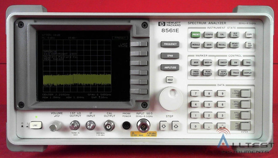 HP Agilent Keysight 8561E Spectrum Analyzer 30 Hz to 6.5 GHz