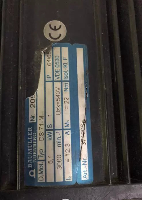 Baumuller DS71-M Industrial Motor Drive Module