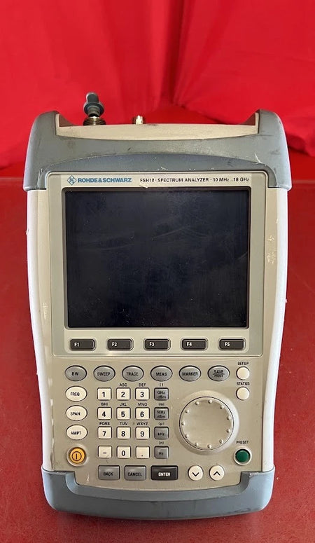 Rohde and Schwarz FSH18 Opt K1 Spectrum Analyzer 10MHz to 18GHz