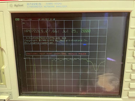 Agilent/Keysight 8722ES Opt. 400, 1D5 Vector Network Analyzer