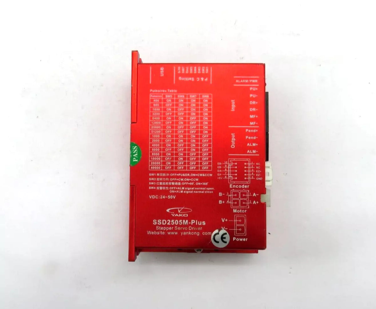 Yako SSD2505M-Plus B4 2 Phase Closed Loop Stepper Motor Servo Driver 24-50V DC