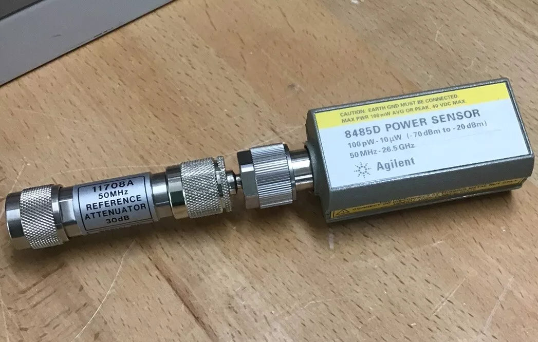 Agilent 8485D Power Sensor 50MHz - 26.5GHz with 30 dB Attenuator