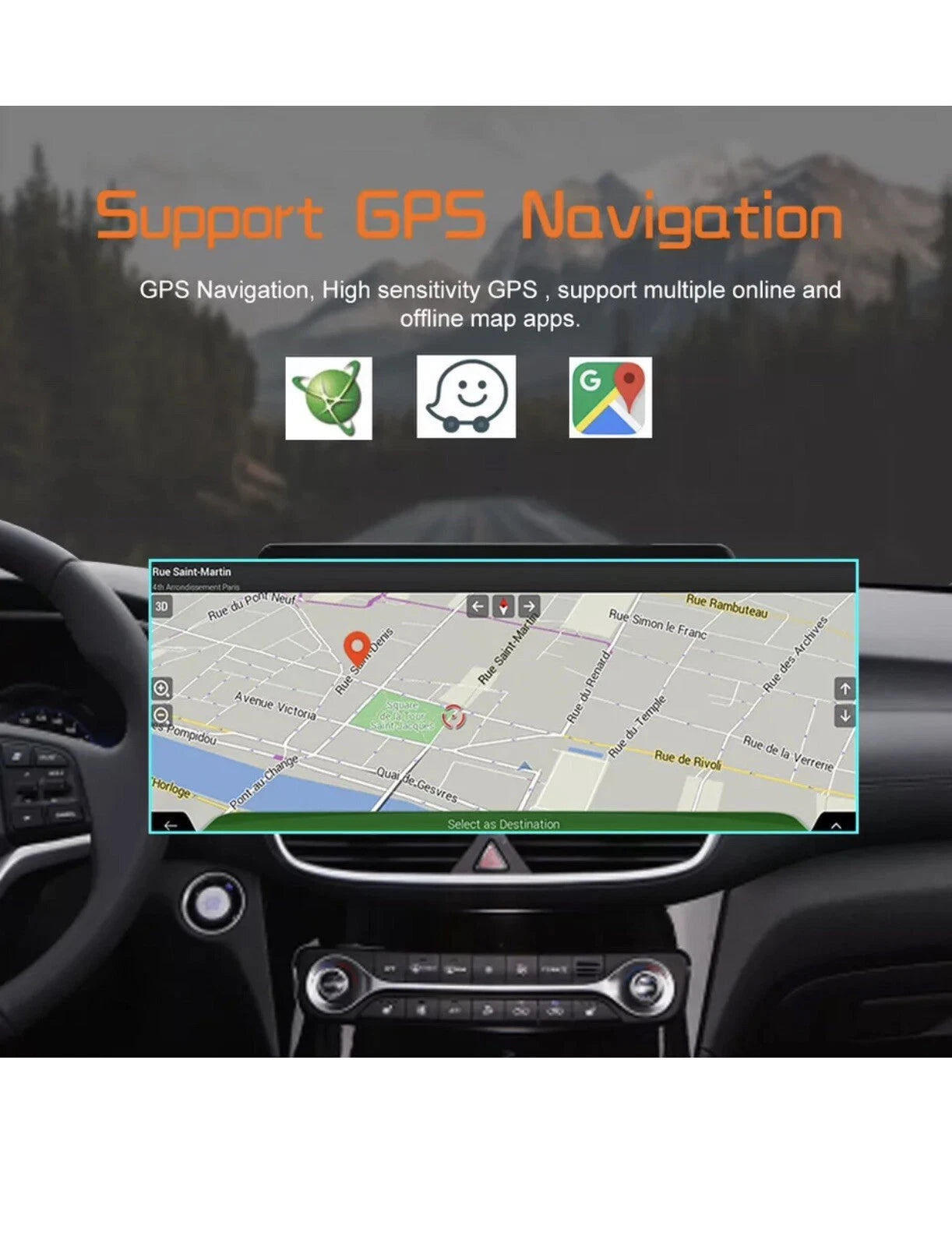 9" Car GPS Player For Lexus LX570 2008-2015 Auto Audio Stereo Radio Media BT 64G