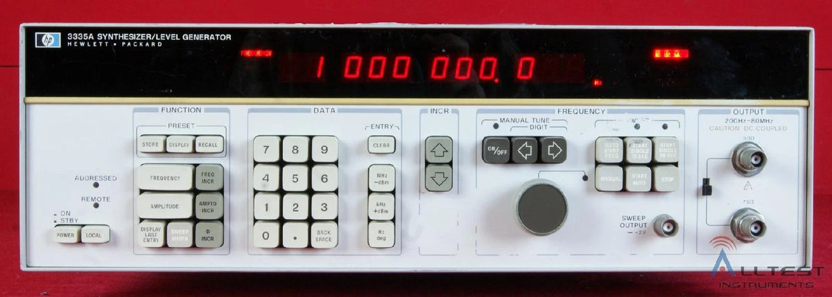 HP Agilent Keysight 3335A 2843A04926 Synthesized Level Generator