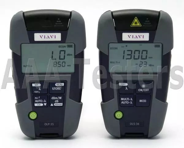 JDSU Acterna OLS-36 OLP-35 SM MM Fiber Loss Test Set 850/1300/1310/1550 OMK-36