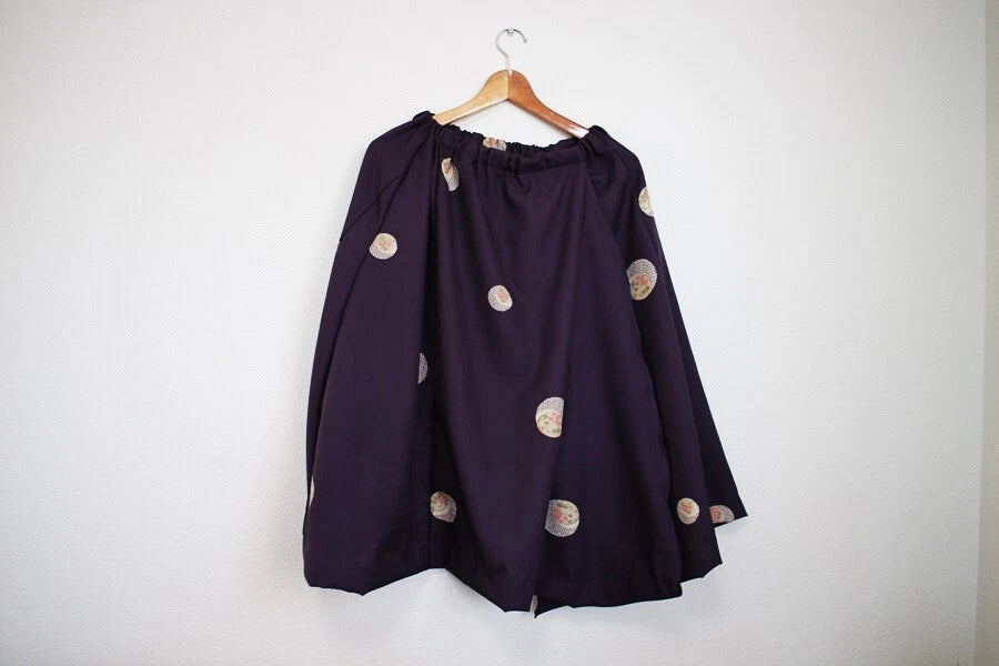 Japanese Kimono remake Wrap around skirt
