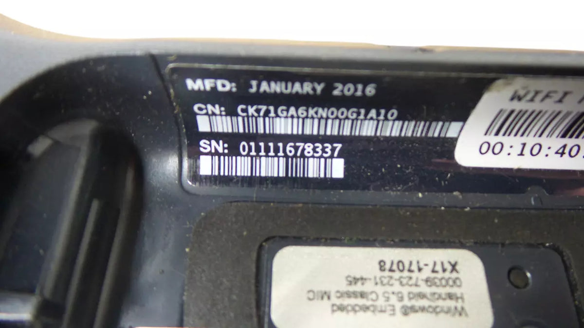 Lot of 6 INTERMEC CK71NI Mobile Computer Handheld Barcode