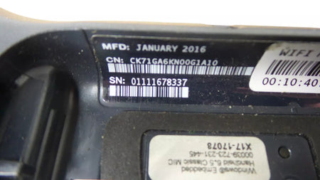 Lot of 6 INTERMEC CK71NI Mobile Computer Handheld Barcode