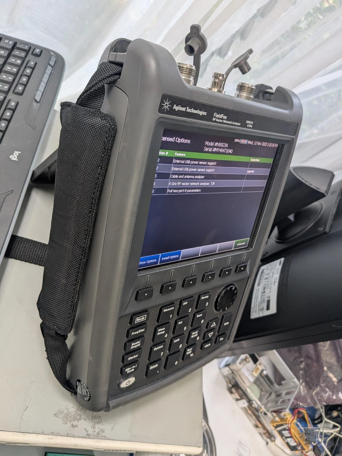 Keysight Agilent VNA Vector Network Analyzer Fieldfox N9923a Cal'd! 6 GHz Opts!