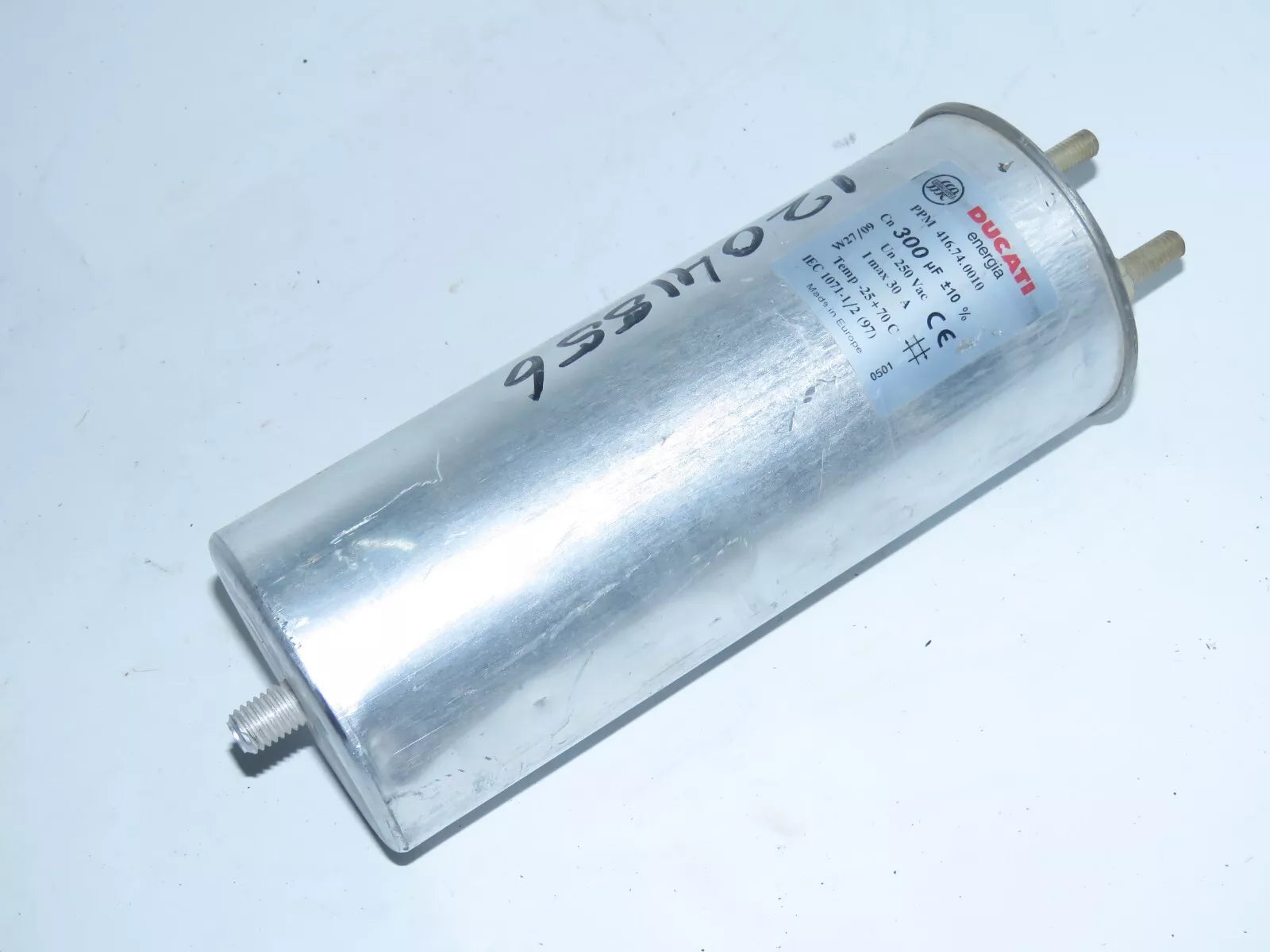 Ducati Energia 416.74.0010 Capacitor 300uF 10% PPM Polypropylene Capacitor