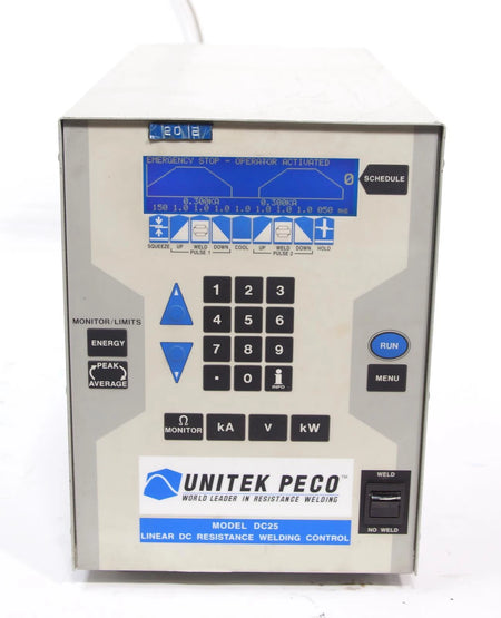 Miyachi Unitek Peco DC 25 Linear DC Welding System