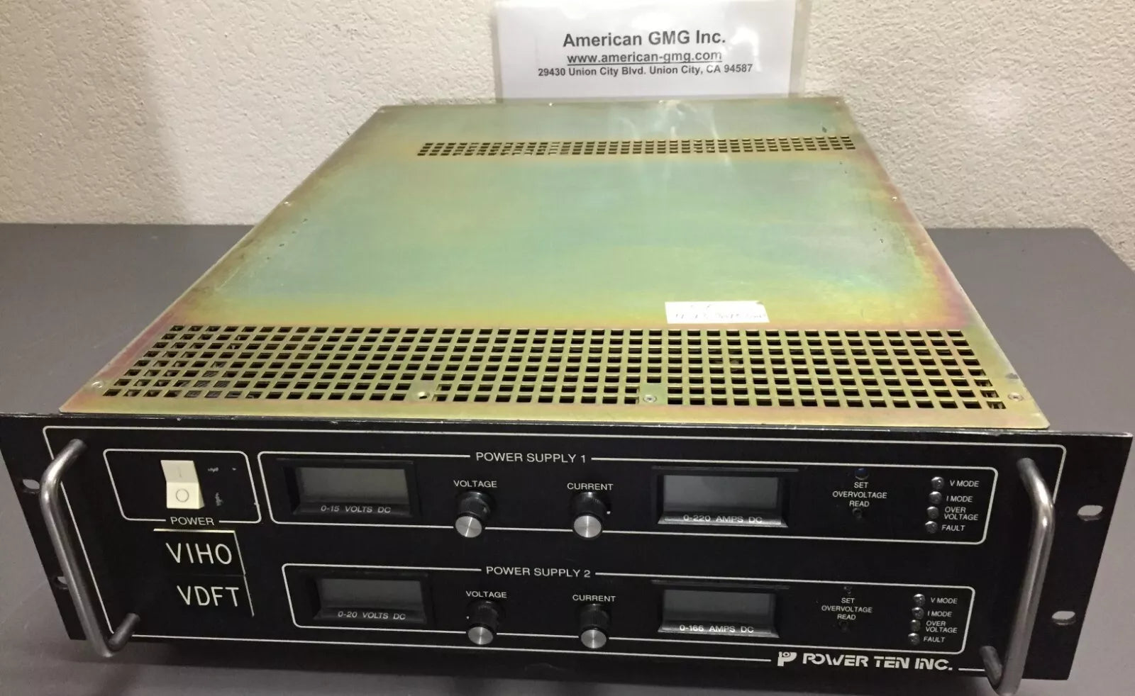 Power Ten D3C-15220/20166B Dual Variable Heavy Duty DC Power Supply