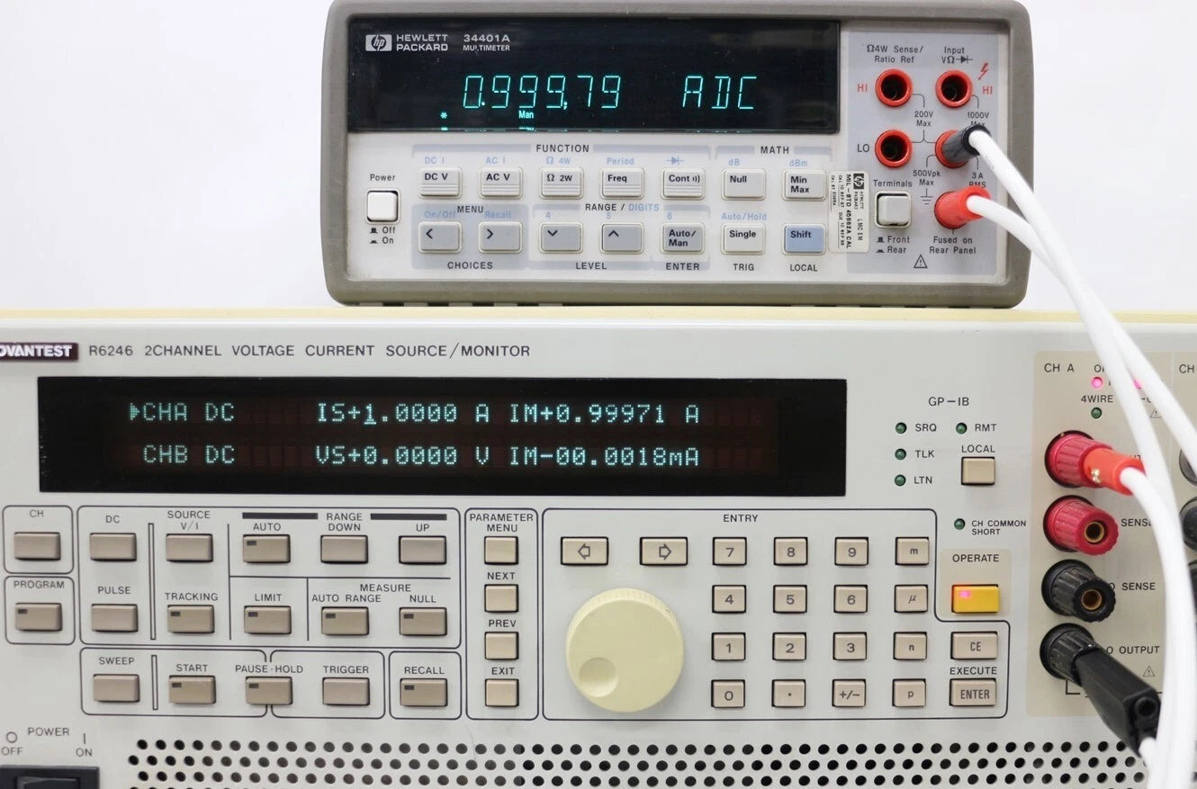 Advantest R6246 2ch 220V 20A Voltage Current Source/Monitor