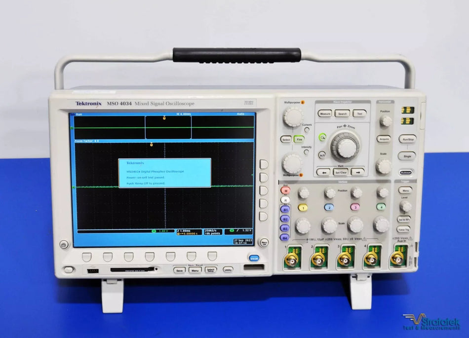 Tektronix MSO 4034 350MHz Digital Phosphor Oscilloscope 4CH Calibrated 2.5GS/s