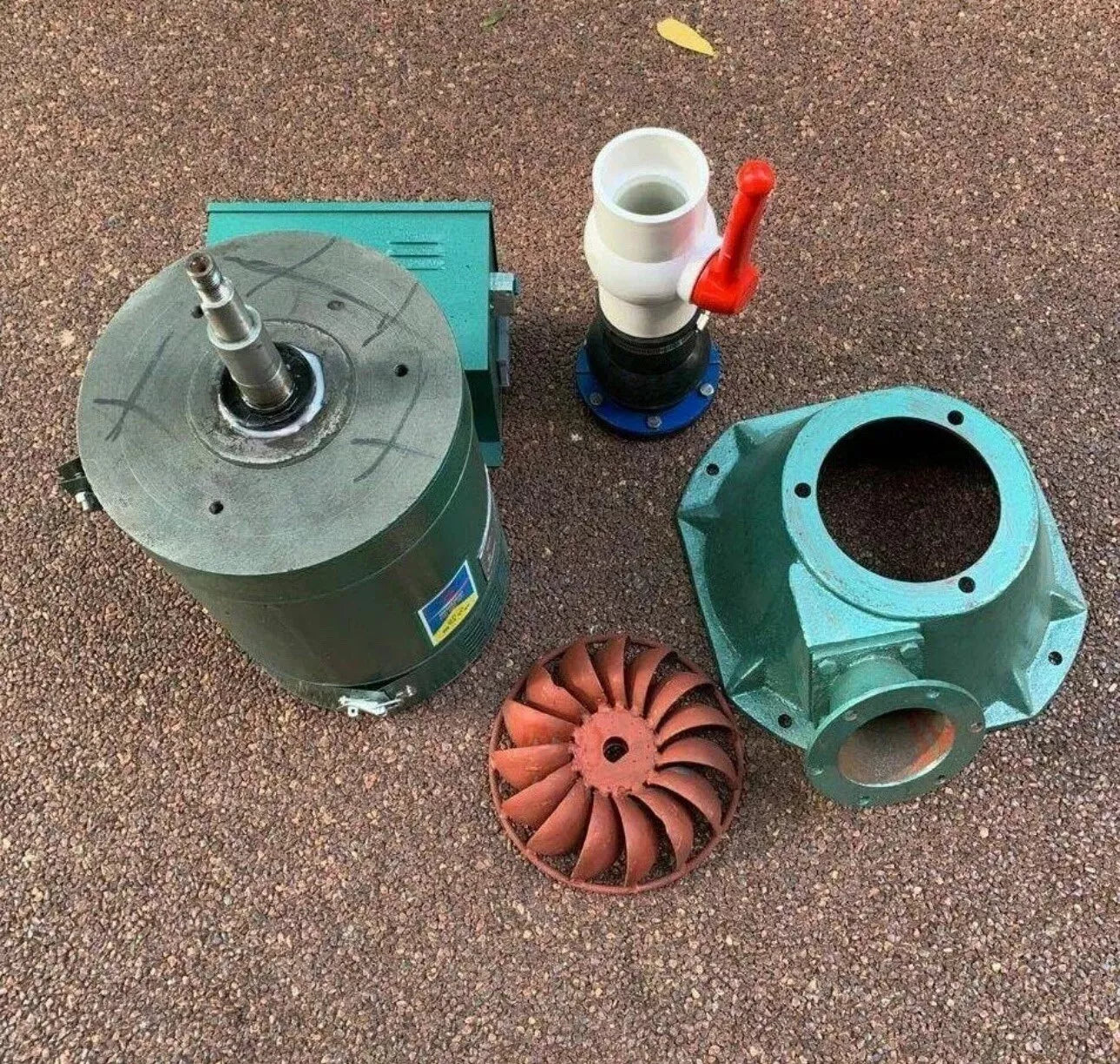 5000W Water Hydroelectric Pelton Turbine Low RPM Single-phase AC Generator