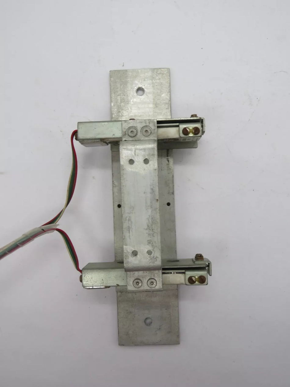 Industrial Mounting Bracket with Wiring - Metal Frame Assembly