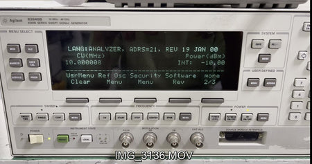 Agilent 83640B 10MHz-40GHz Synthesized Swept Signal Generator ,W/ opt. 001 _0997 - XG eqpt