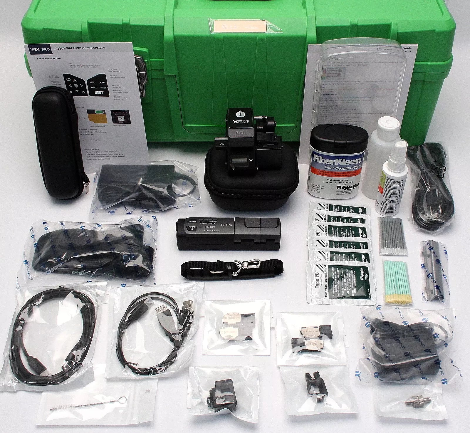 INNO View 12R Pro SM MM Mass Fiber Ribbon Fusion Splicer w/ V10 Pro Cleaver - XG eqpt
