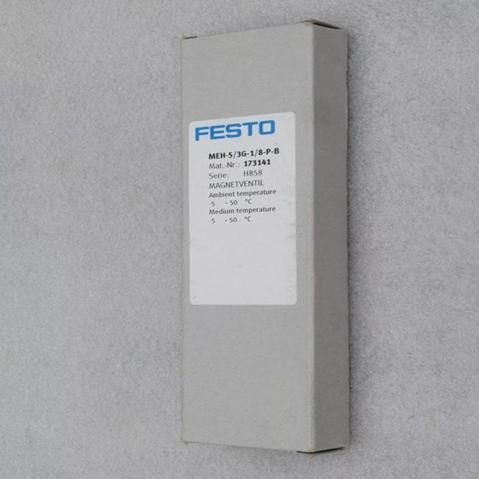 Festo MEH-5/3G-1/8-P-B 173141 Solenoid Valve 1PC New Expedited Shipping