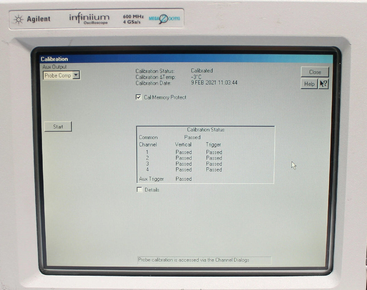 Agilent Infiniium 54831M 54831B 4CH 600Mhz 4GSa/s Digital Oscilloscope