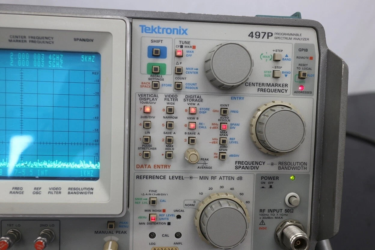 Tektronix 497P 100Hz-7.1GHz Spectrum Analyzer
