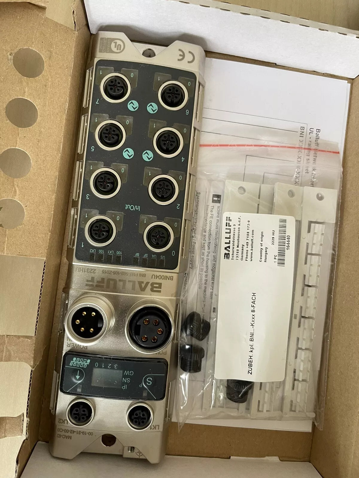 Balluff BNI PNT-502-105-Z015 Network Module for Profinet