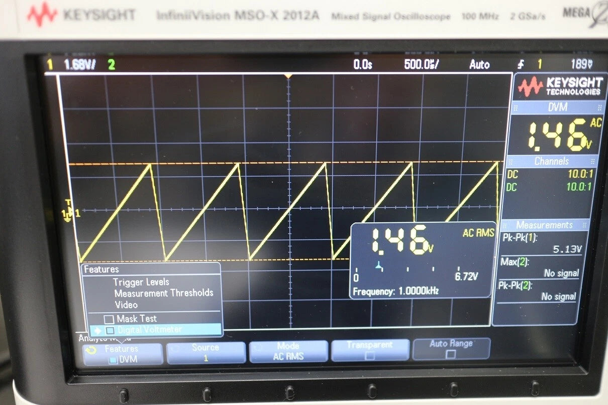 Keysight MSOX2012A DC-100MHz 2ch InfiniVision Mixed Oscilloscope +FG