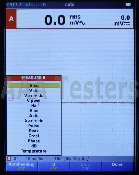 Fluke 123B Industrial ScopeMeter Dual-Input 20MHz HandHeld Oscilloscope - XG eqpt
