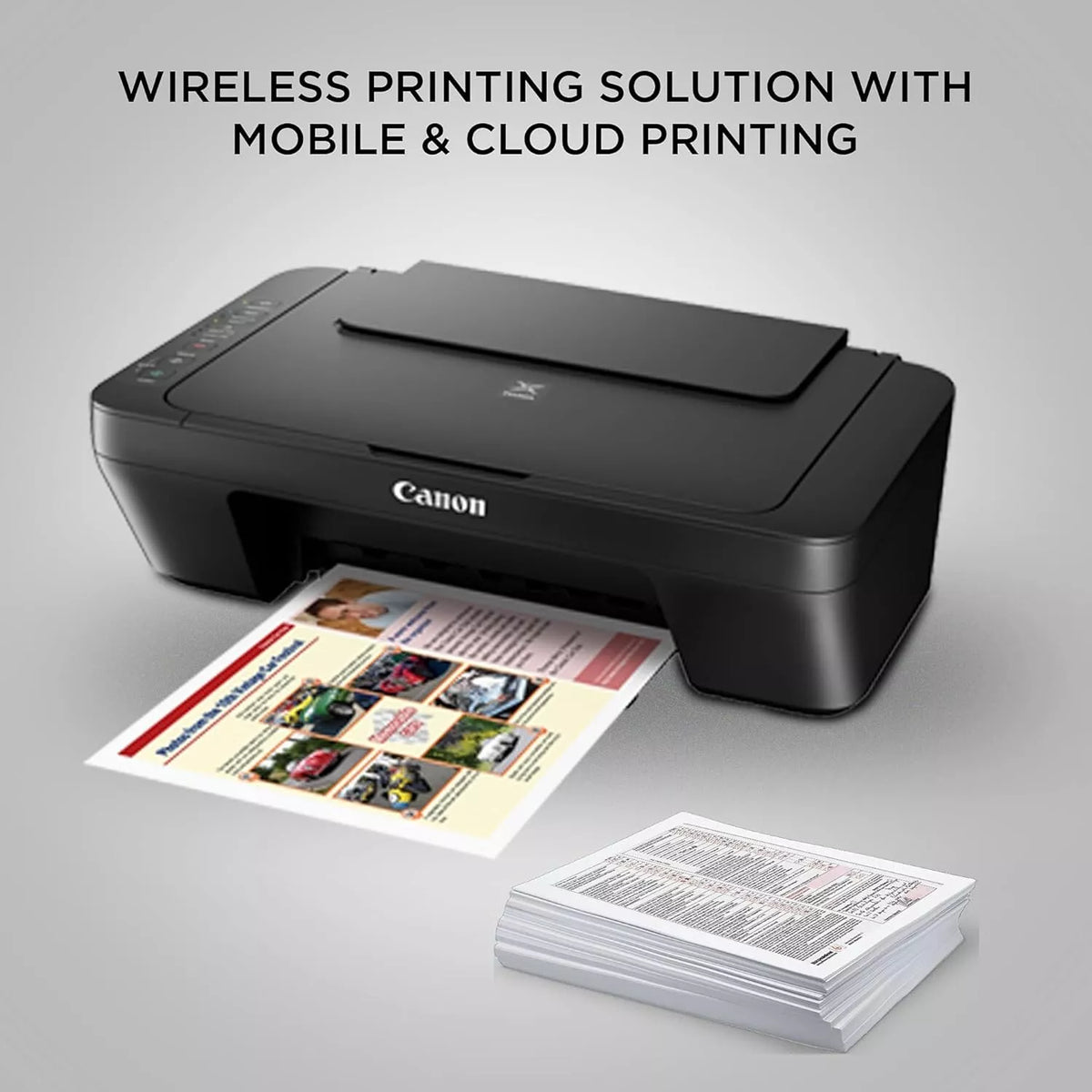 Canon PIXMA MG3070S WiFi Inkjet Colour Printer for Home & Student
