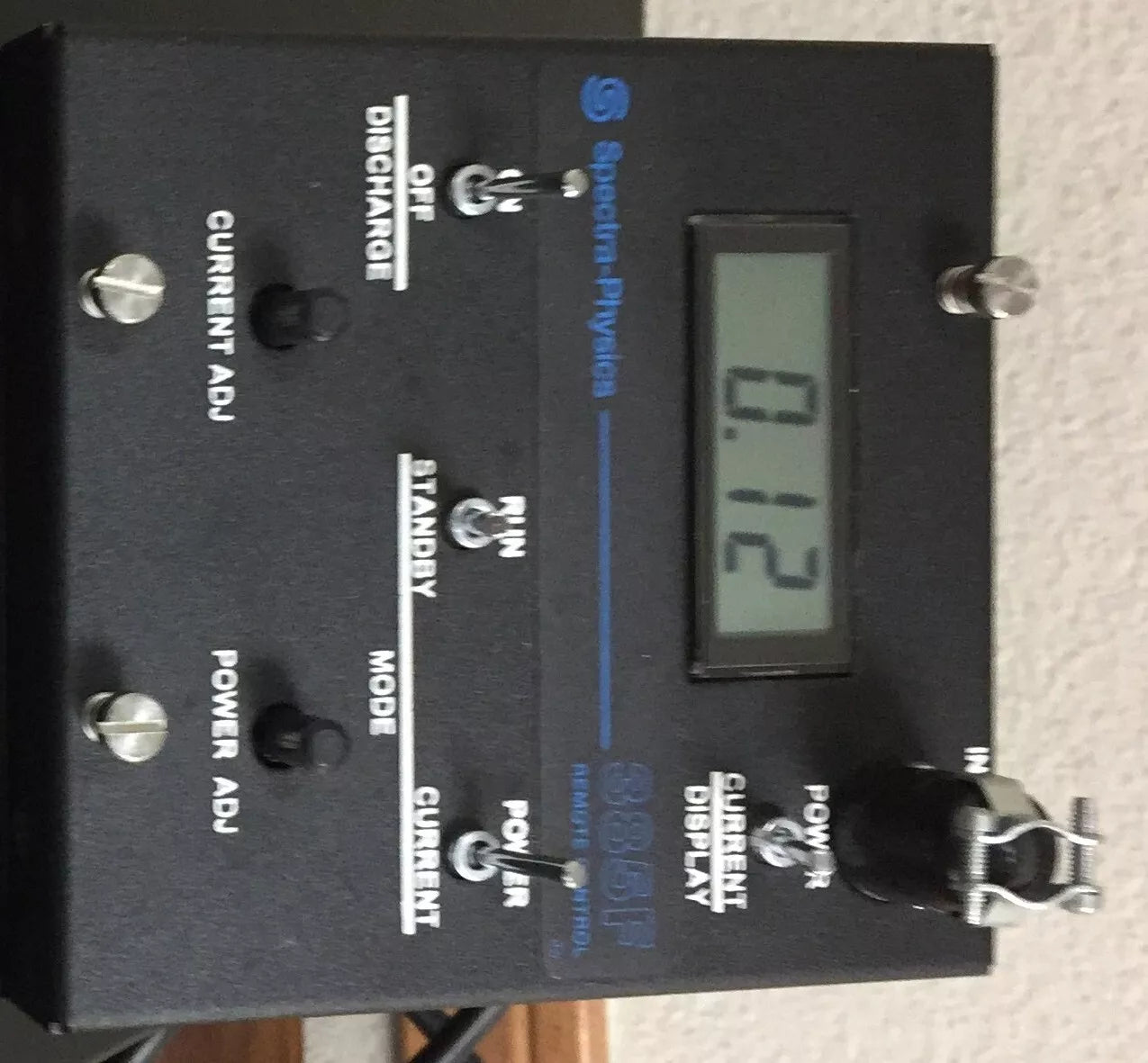 Spectra Physics 385F-10 Laser Remote Controller with Cable