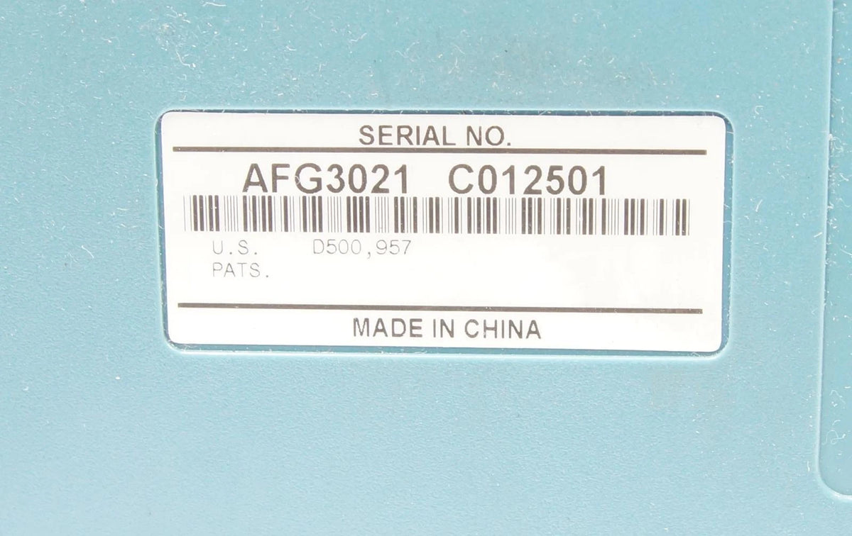 Tektronix AFG3021 250MS/s 25MHz Dual Channel Arbitrary/Function Generator