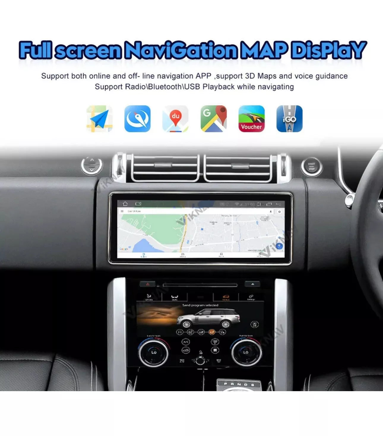 Android 11 Car Stereo for Range Rover L405 Vogue with CarPlay & Android Auto