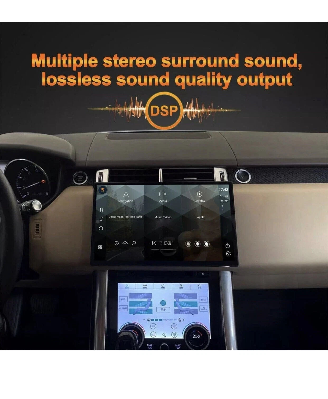 2014-2017 Land Rover Range Rover Sport 13" Android Touch Screen + Air panel