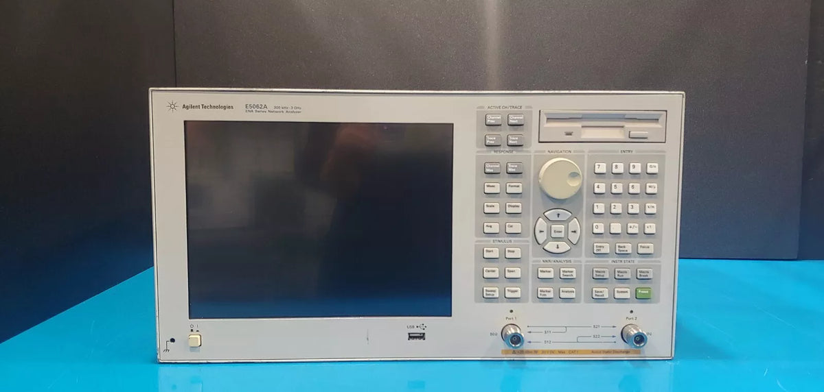 Agilent E5062A ENA Network Analyzer 300kHz-3GHz Port 1 Failed (1411)