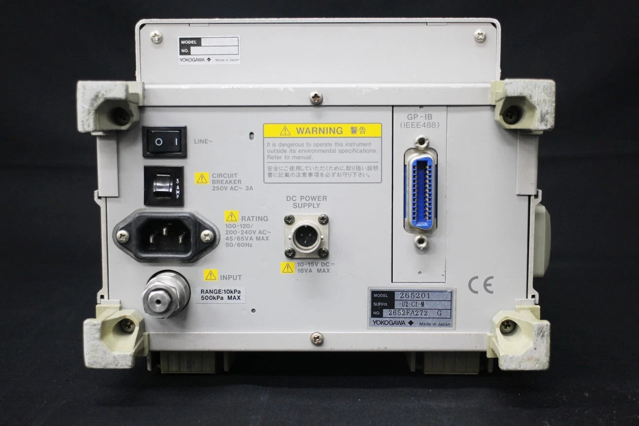 YOKOGAWA 2652-01 Digital Manometer