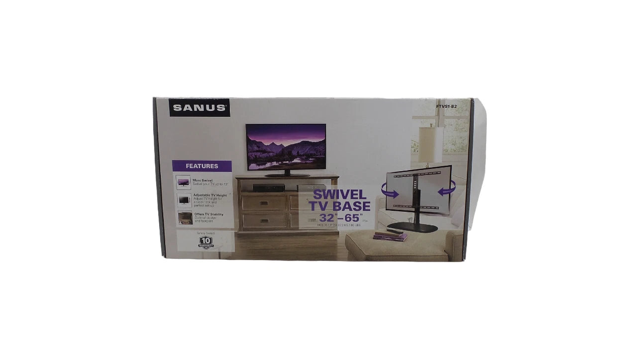 SANUS FTVS1-B2 SWIVEL TV BASE - Free Shipping