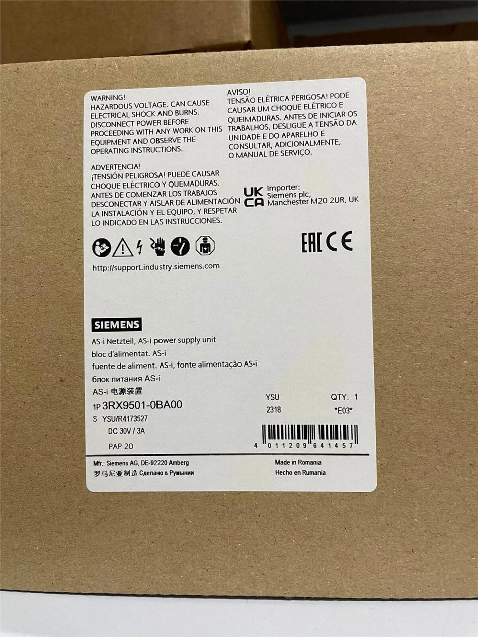 3RX9501-0BA00 Power Module B827R CL for 1 PC New