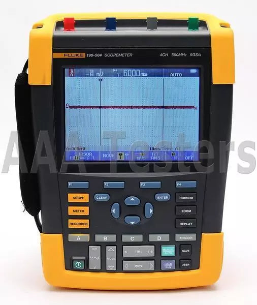 Fluke 190-504 ScopeMeter 5GS/s 4 Channel 500MHz Oscilloscope 190 504