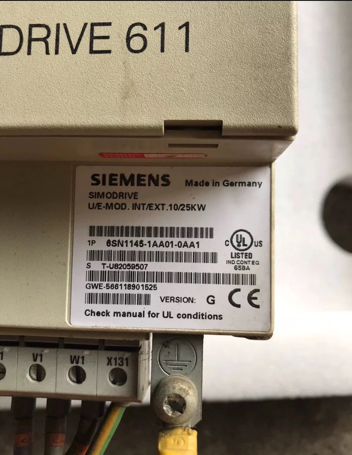 6SN1145-1AA01-0AA1 Siemens Simodrive Axis Controller Module