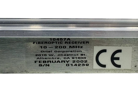 ORTEL 10457A Fiber Optic Receiver 10-200 MHz