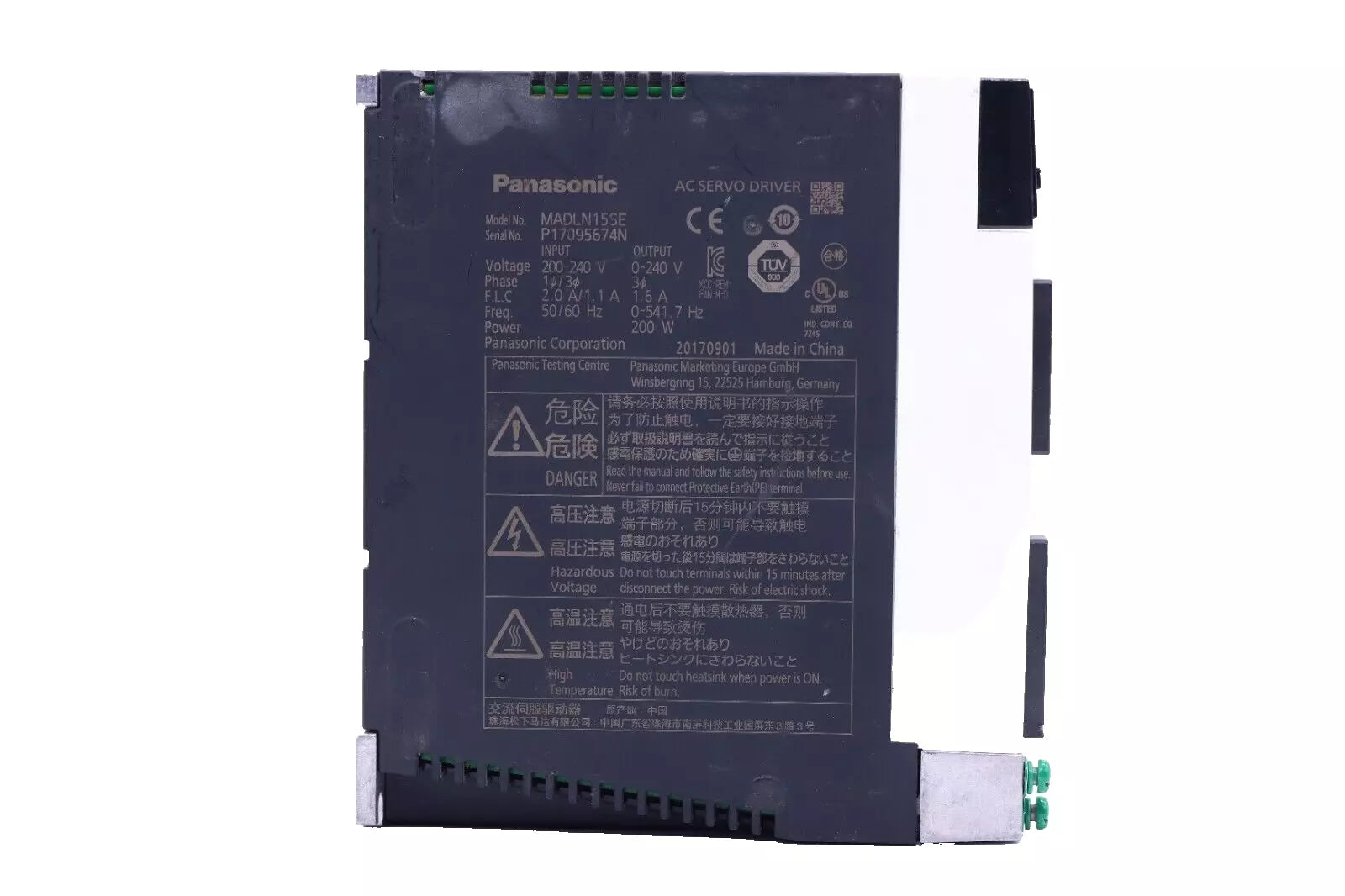 Panasonic MADLN15SE AC Servo Drive 200W