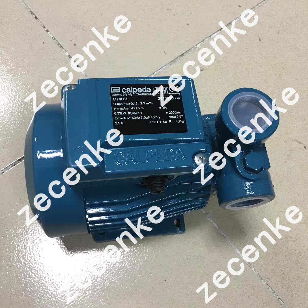 Calpeda Water Pump CT61 380V 0.33KW 0.45HP 50HZ for Efficient Water Circulation