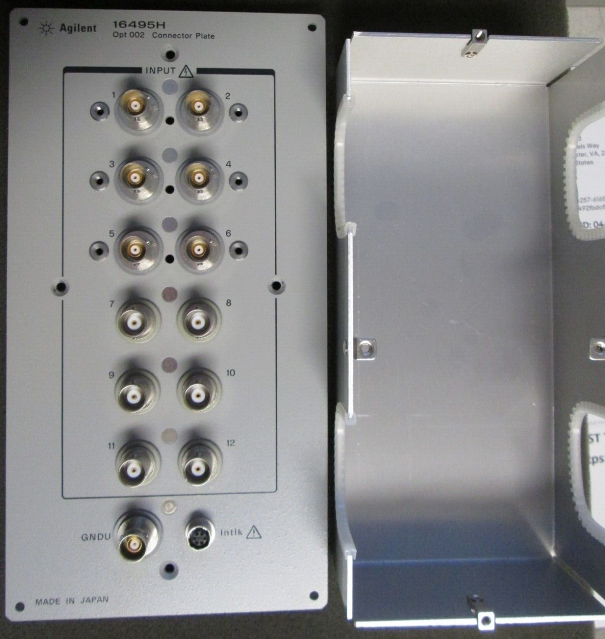 Connector Plate for Keysight Semiconductor Parameter Analyzers