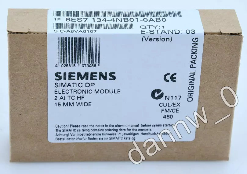 New In Box Siemens 6ES7134-4NB01-0AB0 6ES7 134-4NB01-0AB0