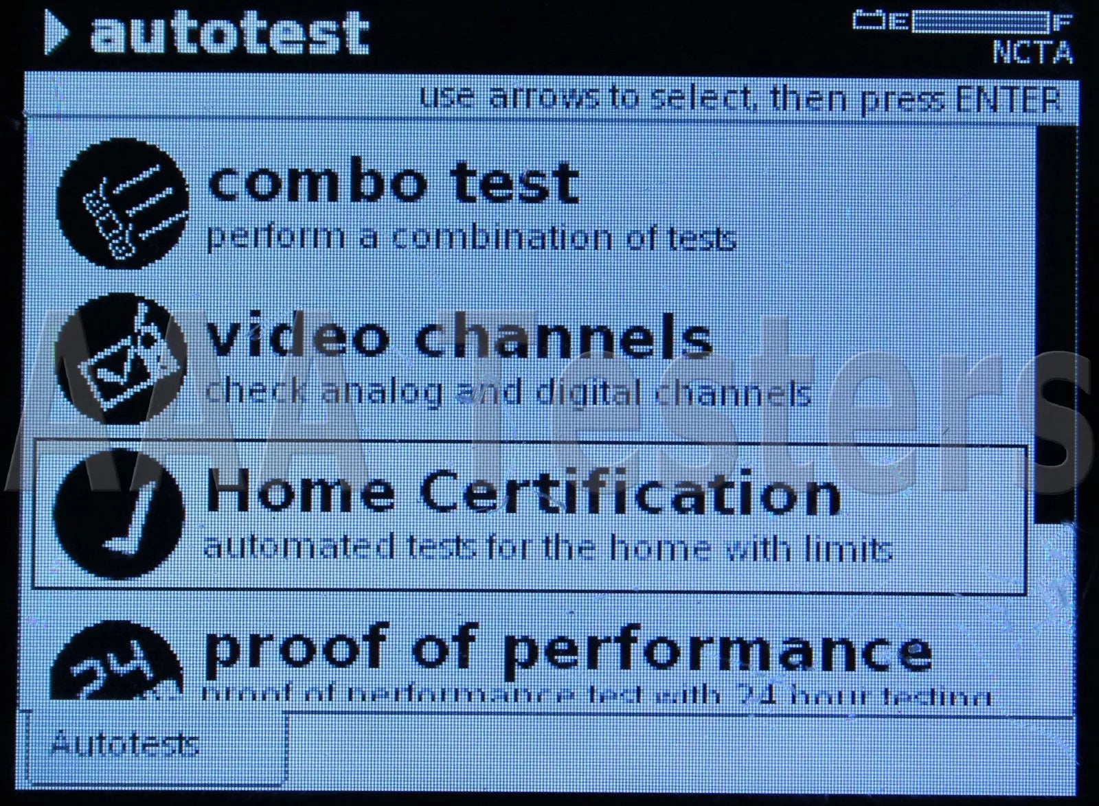 JDSU Viavi DSAM-3300 xt DOCSIS 3.0 CATV Meter 6MHz DSAM3300 Home Certification - XG eqpt
