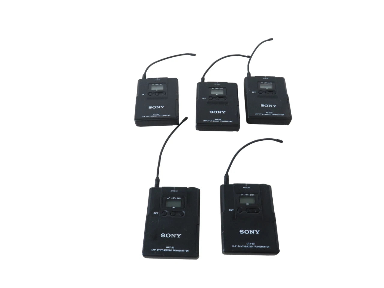 Lot of 5 SONY UTX-B2 UHF Synthesized Transmitter - Free Shipping