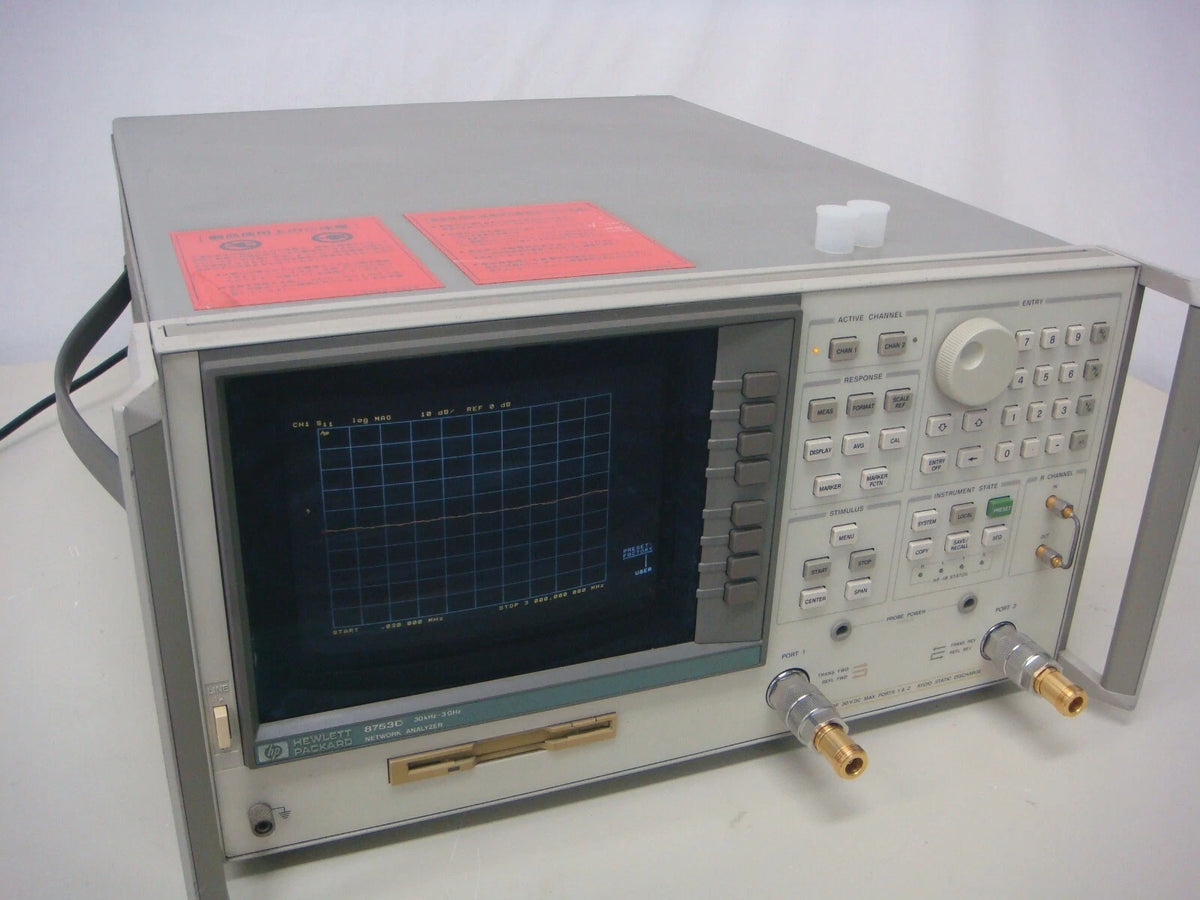 HP 8753D /010 3GHz S-parameter Test Set for FDD Failure
