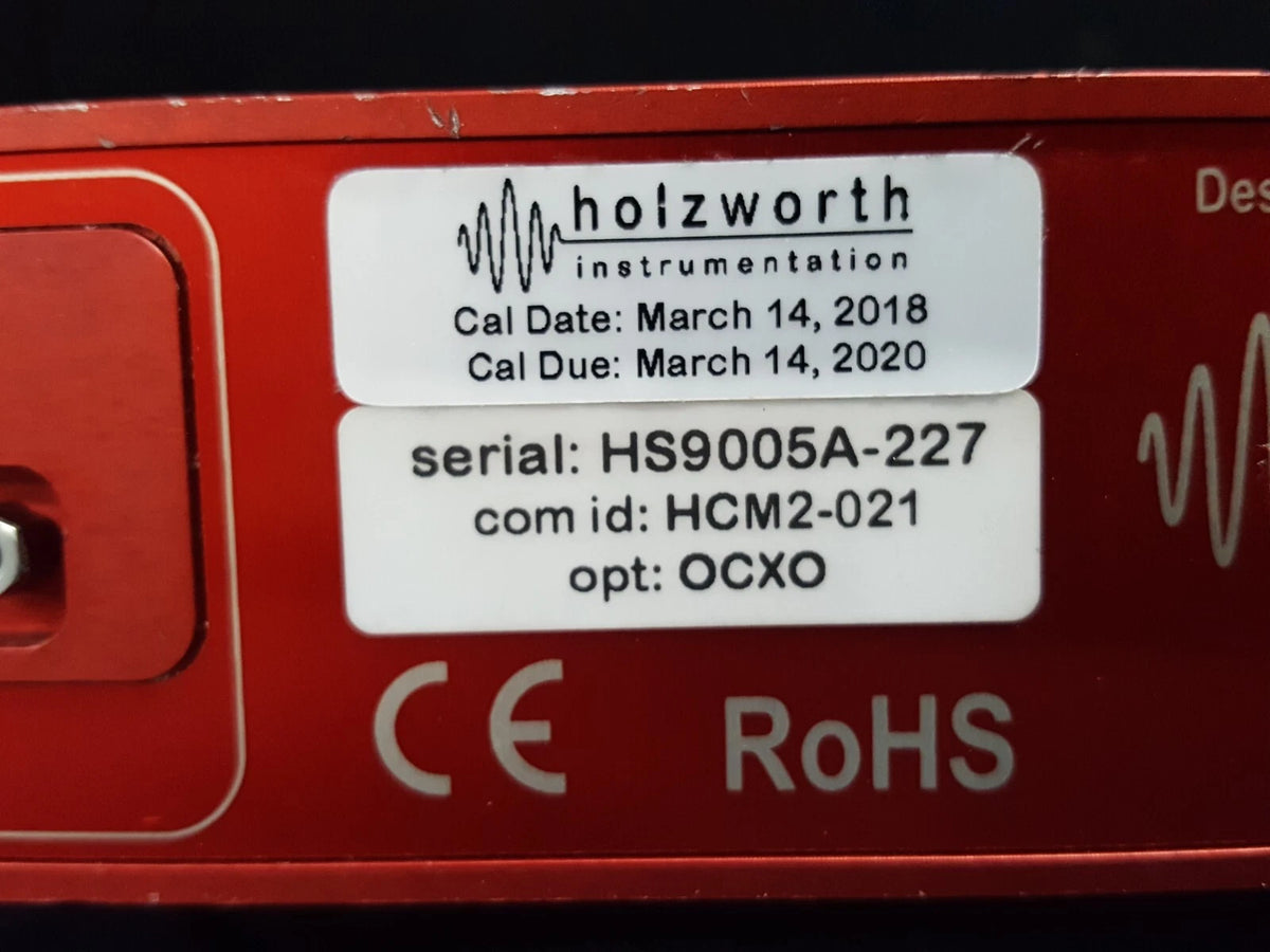 Holzworth HS9005A 5CH Phase Coherent RF Synthesizer with Opt. A2 E3 CMOS OCXO(227)