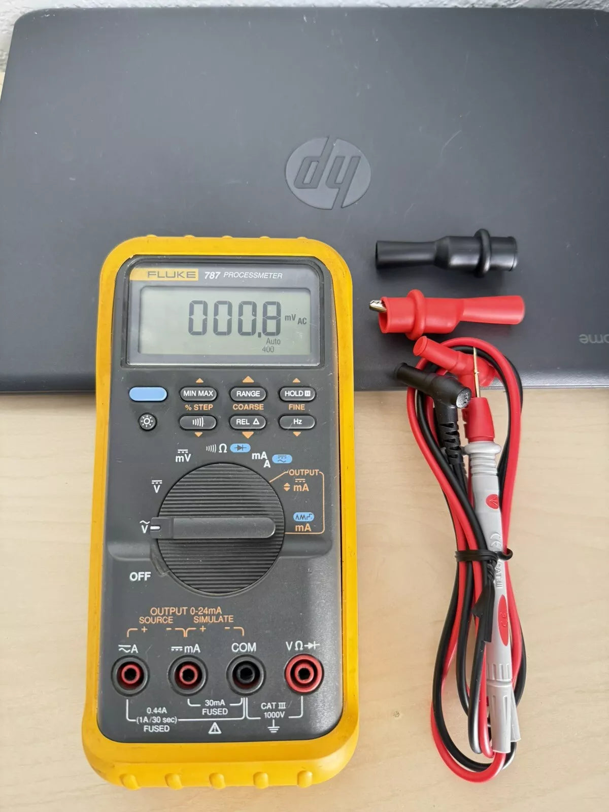 FLUKE 787 Processmeter with Leads - Fast Shipping (Tested)